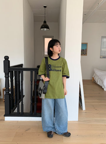 Akal Washing Denim Wide Pants